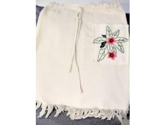 Handmade Skirt with Potato Blossom Pocket