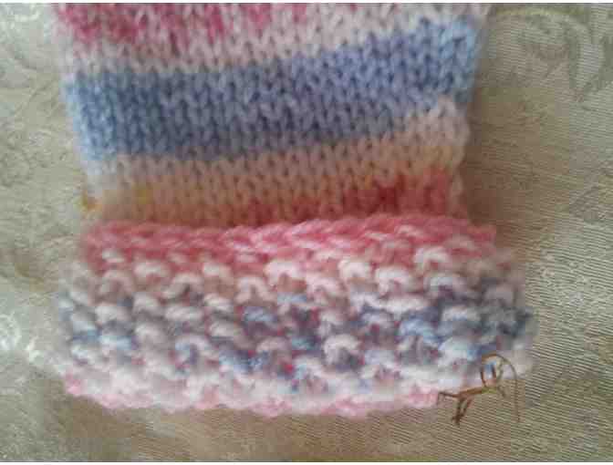 Soft Pastel Fair Isle Cardigan and Hat for Toddler size 3-4