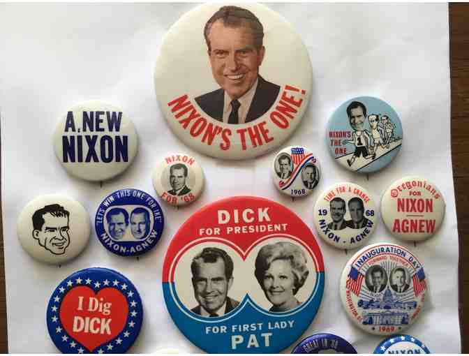 Richard Nixon for President Political Campaign Button Collection