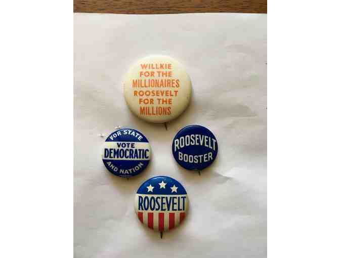Campaign Buttons from 1940 Presidential campaign