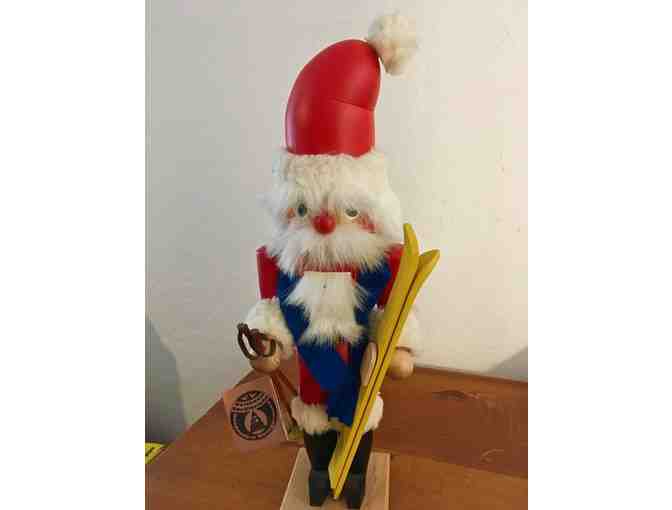 Santa Nutcracker with Skis