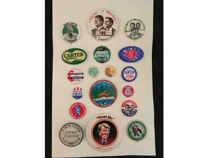 Authentic Carter election pins