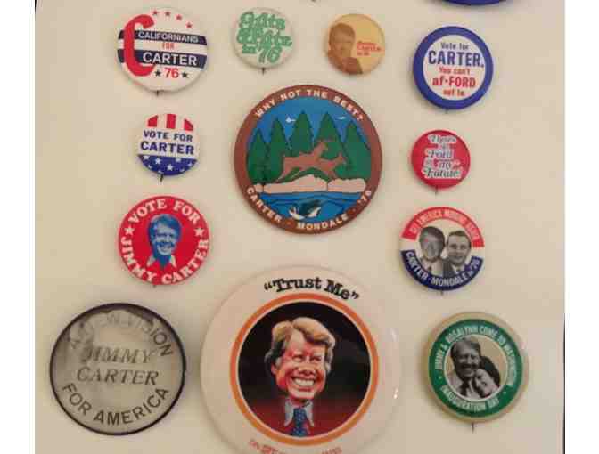 Authentic Carter election pins