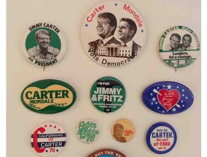 Authentic Carter election pins