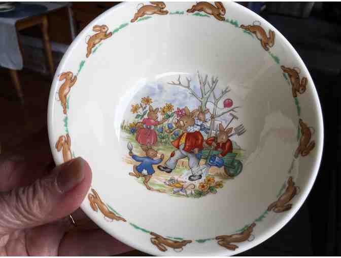 Royal Doulton 'Bunnykins' baby china, set of 3