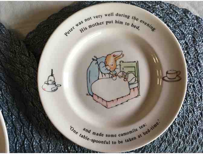 Wedgewood baby china, set of 4 Peter Rabbit