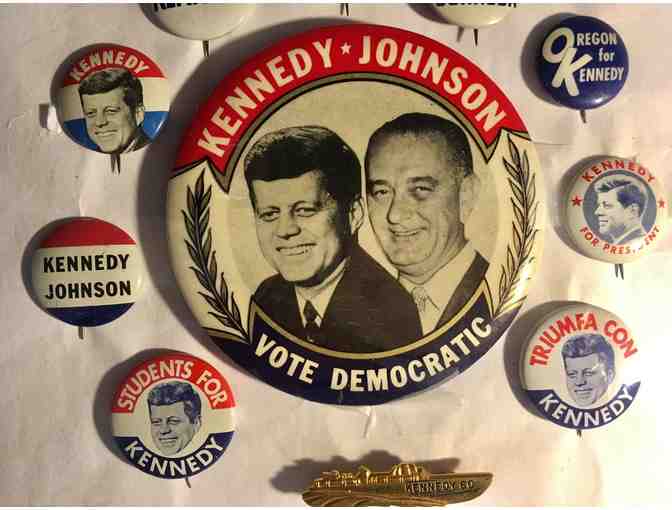 A JFK Campaign Button Collection, 1960