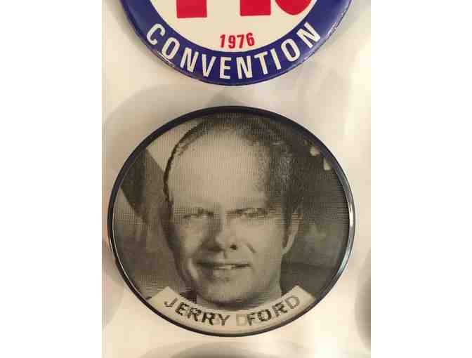 Gerald Ford for President campaign buttons 1976