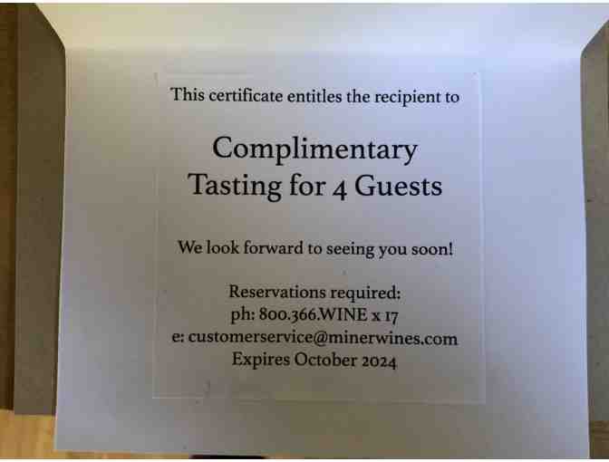 GIFT CERTIFICATE FOR NAPA WINE TASTING FOR 4 PERSONS - Photo 2