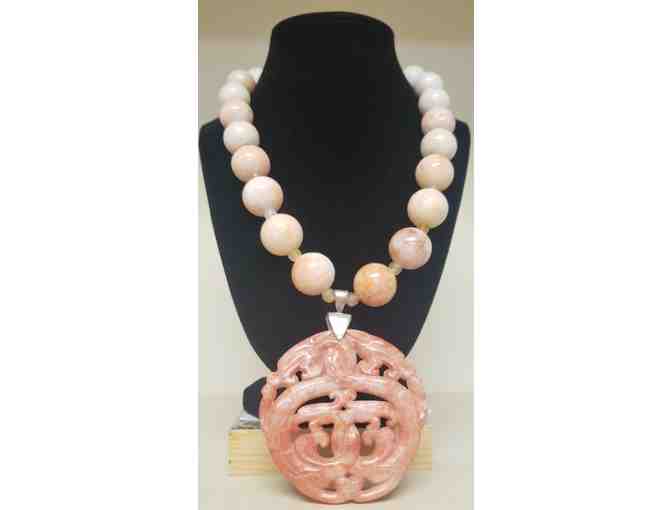 Asian Agate Centerpiece Necklace - Photo 1