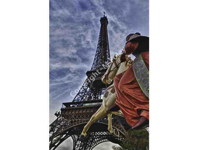 Eiffel Rider, 2016 Framed Photograph by Mike Foley - Photo 1