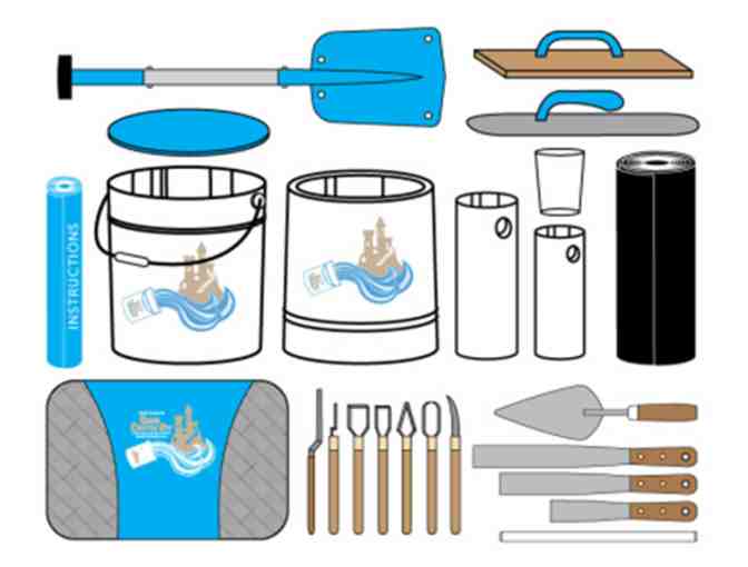 Professional Sand Castle Kit and Sand Castle Building Lesson