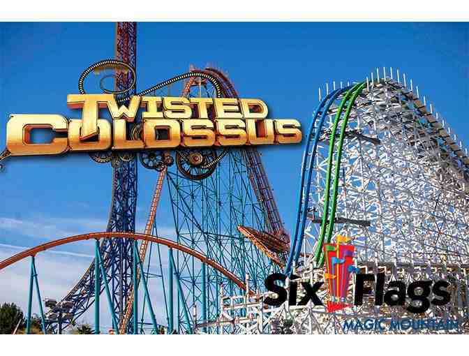 2 Tickets to Six Flags Magic Mountain Theme Park - Valencia, CA - Photo 3