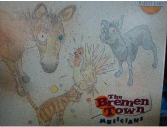 Brown Bear Themed Children's Book Basket