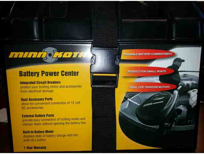 MinnKota Trolling Motor (55lbs Thrust; 36' Shaft) & Battery Power Center