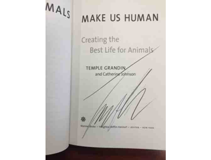 Animals Make Us Human by Temple Grandin (Signed)