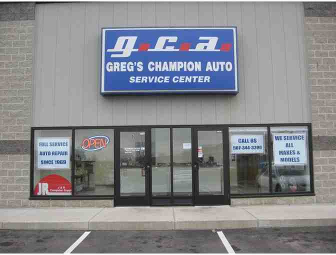 4-Pack Oil Change Card at Greg's Champion Auto