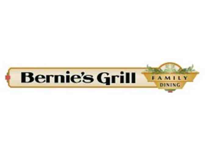 Bernie's Grill $30 Gift Certificate