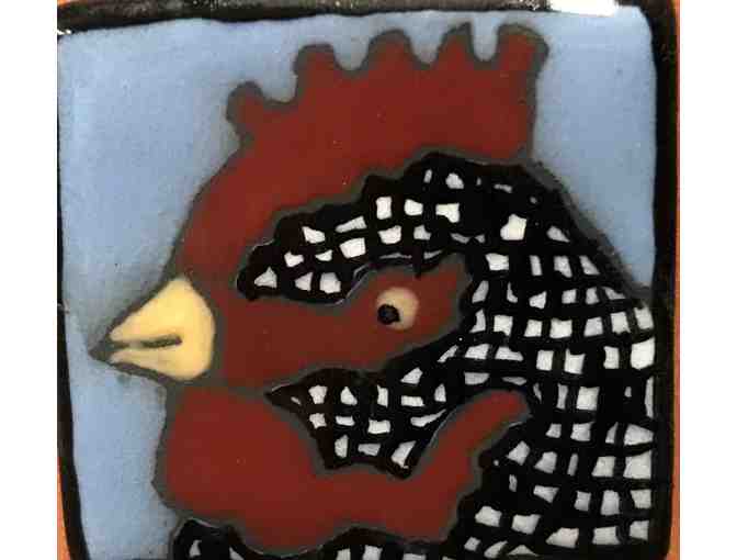 Handmade Animal Pin - Chicken