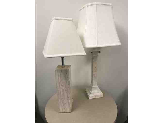 Travertine Lamps