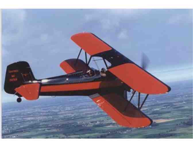 Airplane Ride over Faribault in 1941 Stearman Biplane