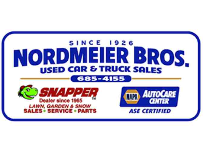 Oil Change & Tire Rotation at Nordmeier Bros.