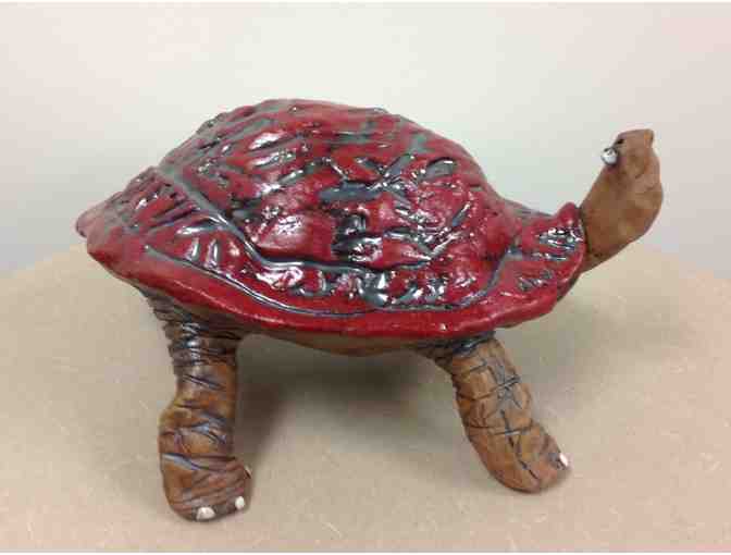Ceramic Turtle Sculpture