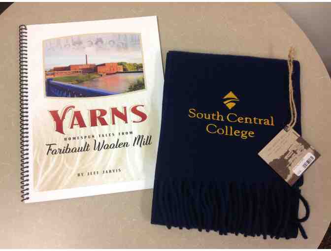 'YARNS: Homespun Tales from the Faribault Woolen Mill' Book & Wool Scarf