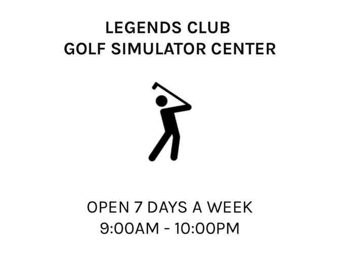Golf Simulator - One Hour at Legends Club (Item 1)