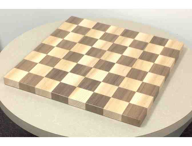 Handmade Ash & Walnut Checkerboard