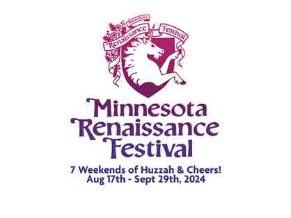 Minnesota Renaissance Festival Tickets (2)