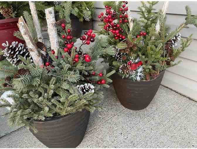 Spruce Holiday Planter - Photo 2