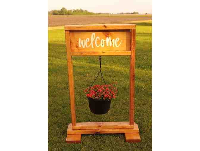 Welcome Hanging Plant Stand - Photo 1