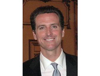 SF Mayor Newsom; on the ball!