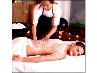 Golden Lotus Healing Arts Center Spa Mini-Retreat. Sea Salt Body Scrub, Massage & Facial!