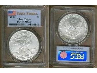 2006 First Strike Silver Eagle PCGS MS69