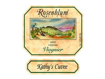 Rosenblum 2005 Viognier Wine and Gift Bag with Ornament