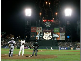 San Francisco Giants! 4 Lower Field Box Seats with Your Own Scoreboard Message Greeting!