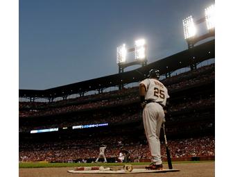 San Francisco Giants! 4 Lower Field Box Seats with Your Own Scoreboard Message Greeting!