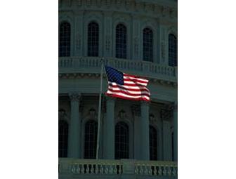 American Flag Flown Over the US Capital in Commemoration You Specify on the Date You Choose