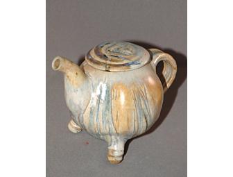Handmade Stoneware Teapot (2nd) by Artist Sy Schwartz