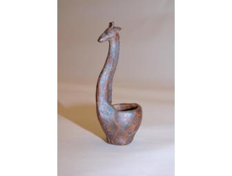 Giraffe Sculpture - Hand Sculpted by Fairfield Artist Melody Nix
