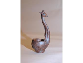 Giraffe Sculpture - Hand Sculpted by Fairfield Artist Melody Nix