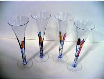 Champaign Flutes Helios Pattern by Artland