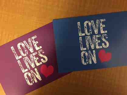 Love Lives On Thank You Cards