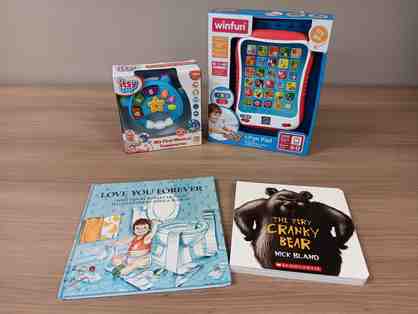 Toddler books and toys