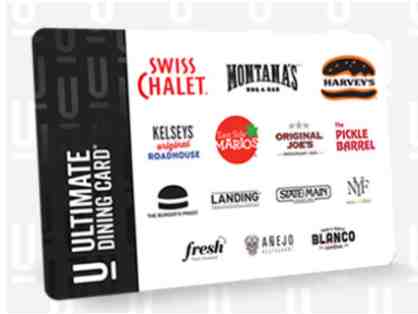 $100.00 Gift Card for Kelsey's Swiss Chalet, East Side Mario's, Harveys and more