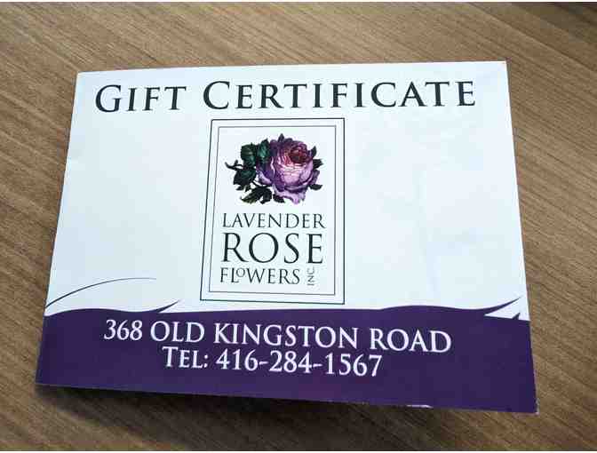 Lavender and Rose Flowers $40.00 Gift Certificate - Photo 1