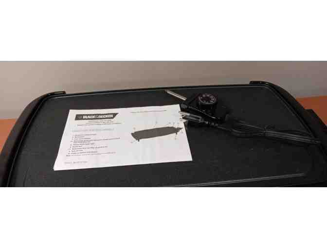 Black & Decker Electric Griddle with Removable Temperature Probe - Photo 3
