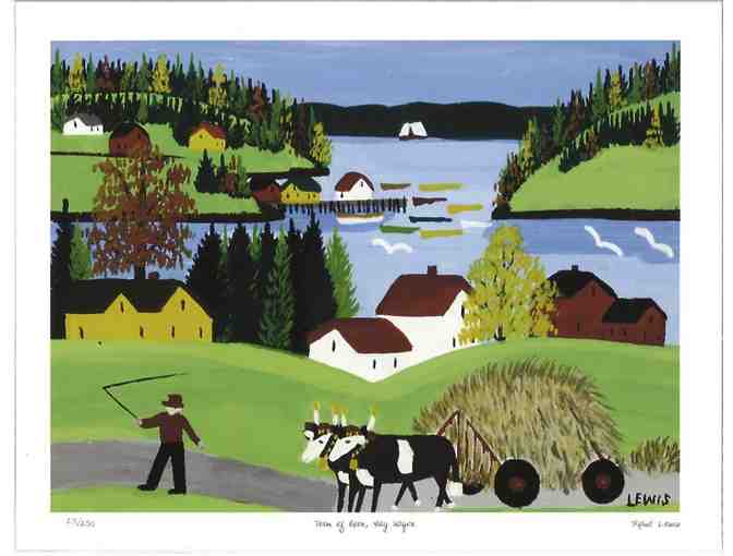 "MAUDE LEWIS" Canada's Most Beloved Folk Artist" Fine Art Giclee Limited Edition "Team of - Photo 1